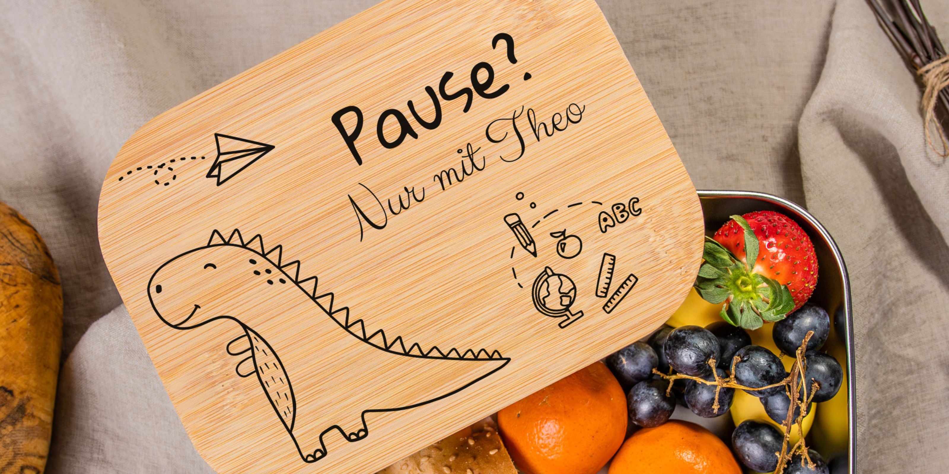 Personalisierte Lunchboxen von das-brettchen.de