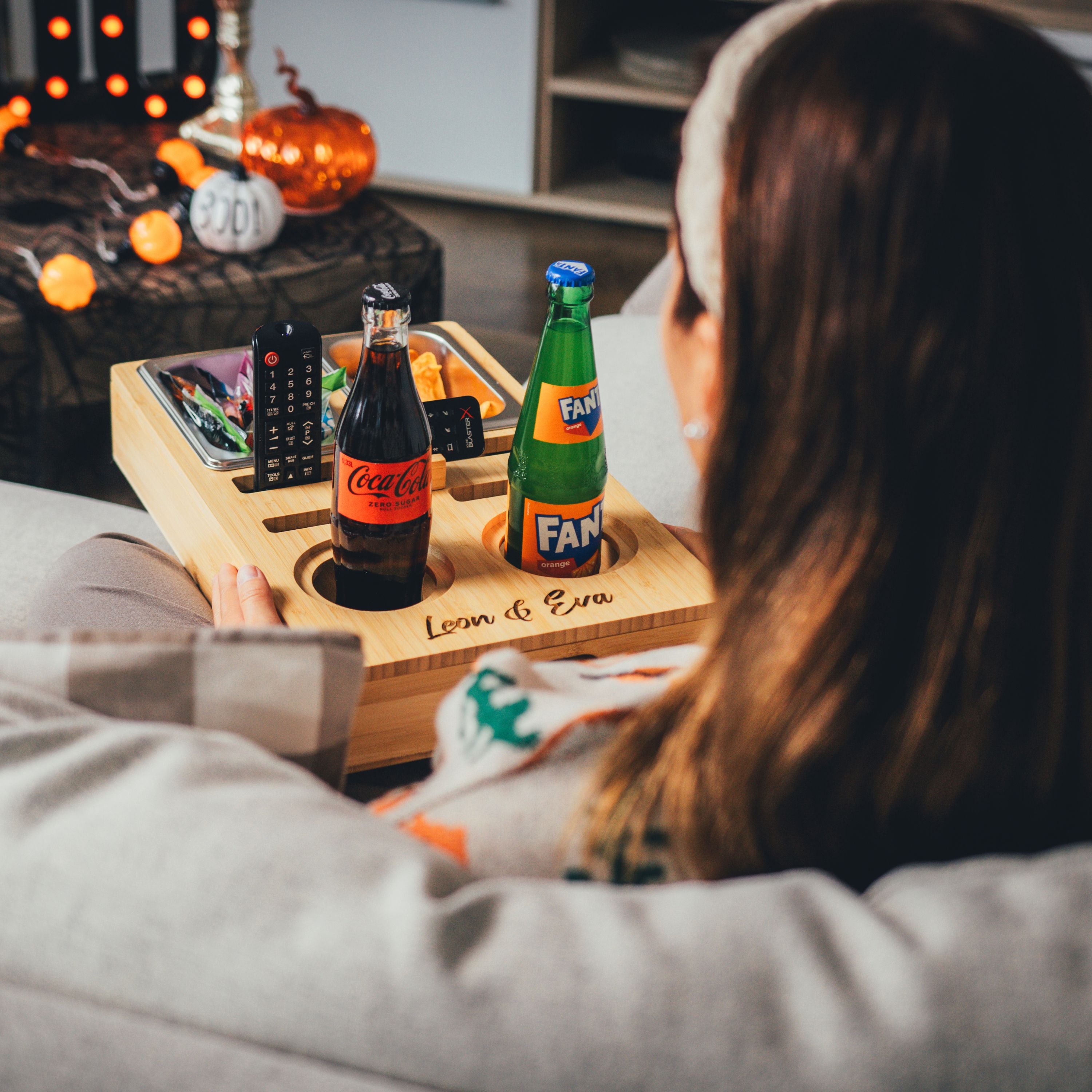 Snackbar | Couchbar | Snackbox | Couchbutler | Sofa-Bar aus 3-Schicht Bambus