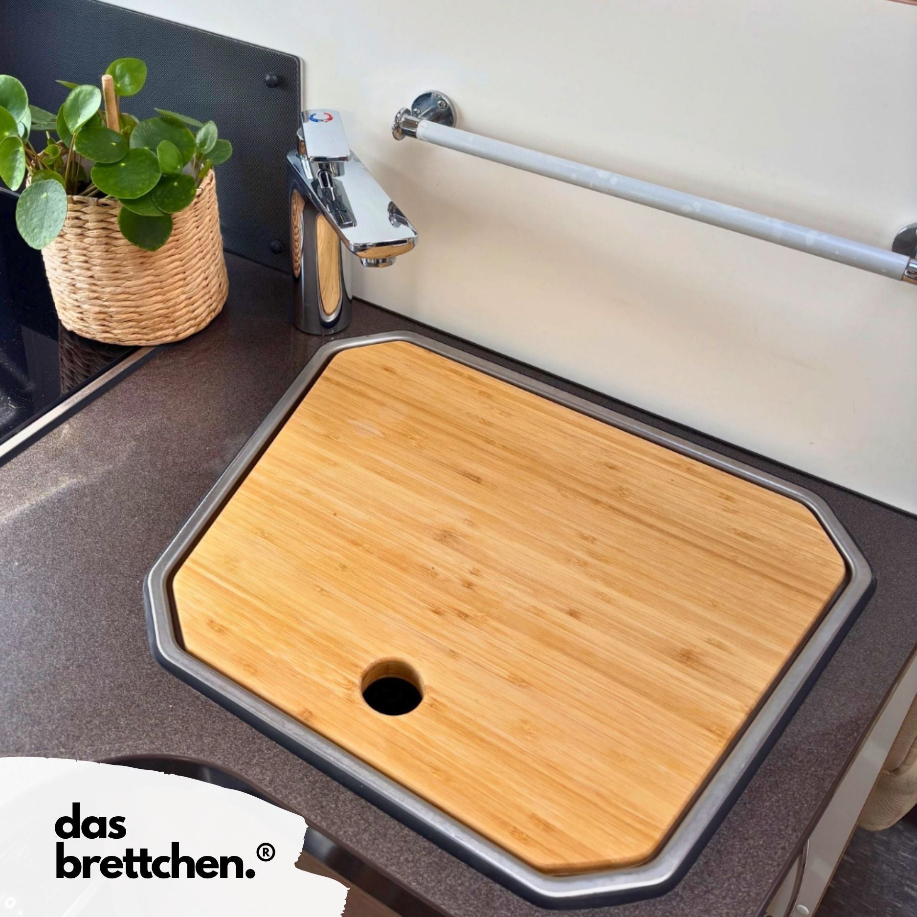 Spülenabdeckung mit Schneidebrett für Adria Modelle