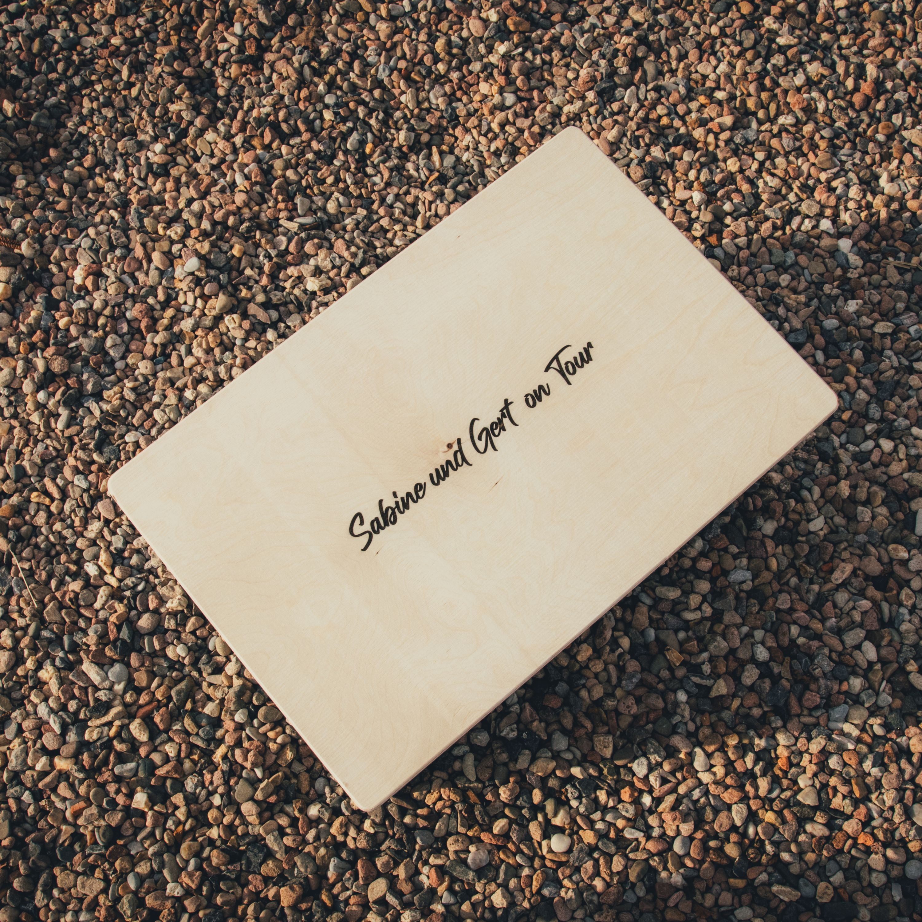 Abdeckung aus Holz mit Lasergravur für Eurobox, ideal für Camping und Outdoor-Einsätze - Bild 3