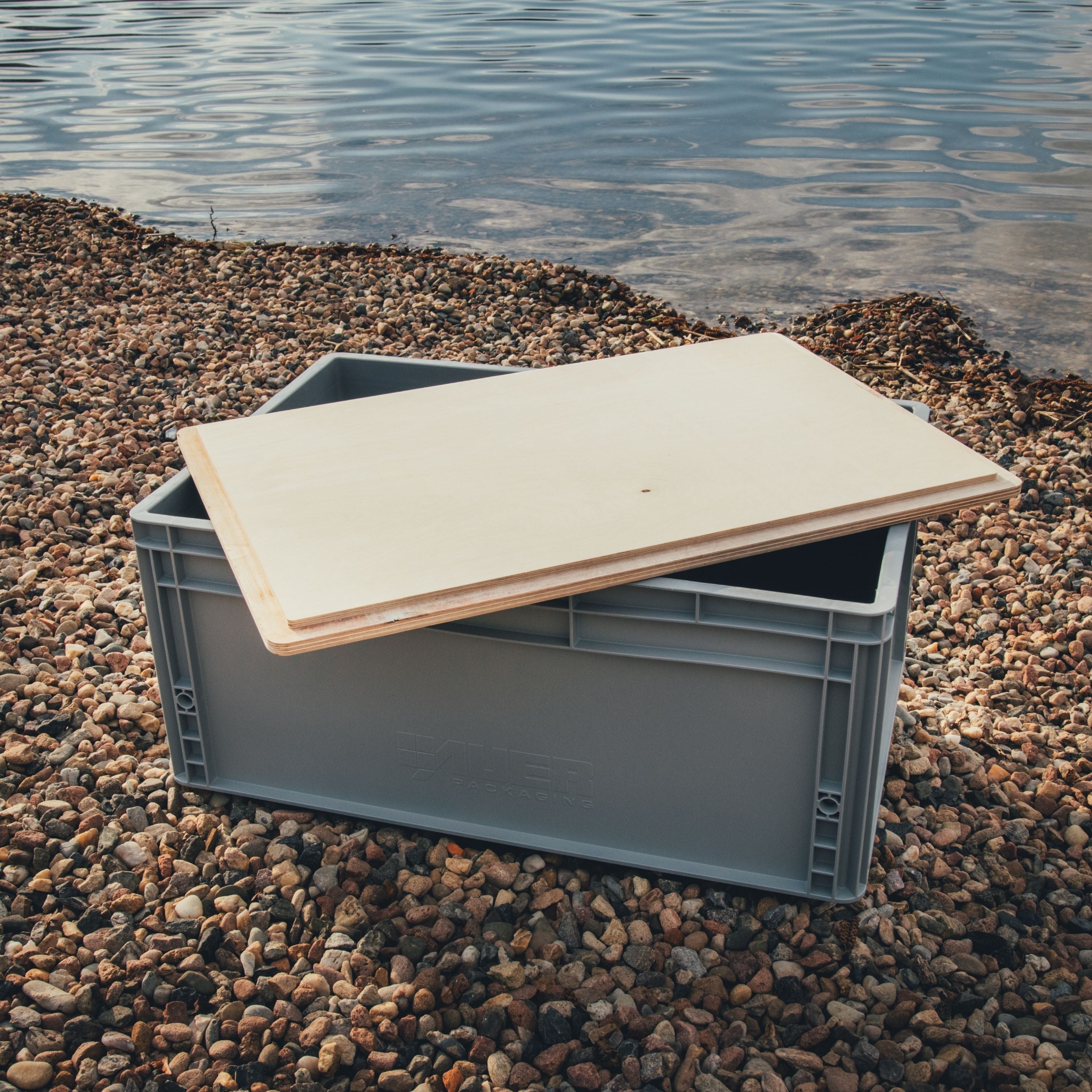 Abdeckung aus Holz mit Lasergravur für Eurobox, ideal für Camping und Outdoor-Einsätze - Bild 5
