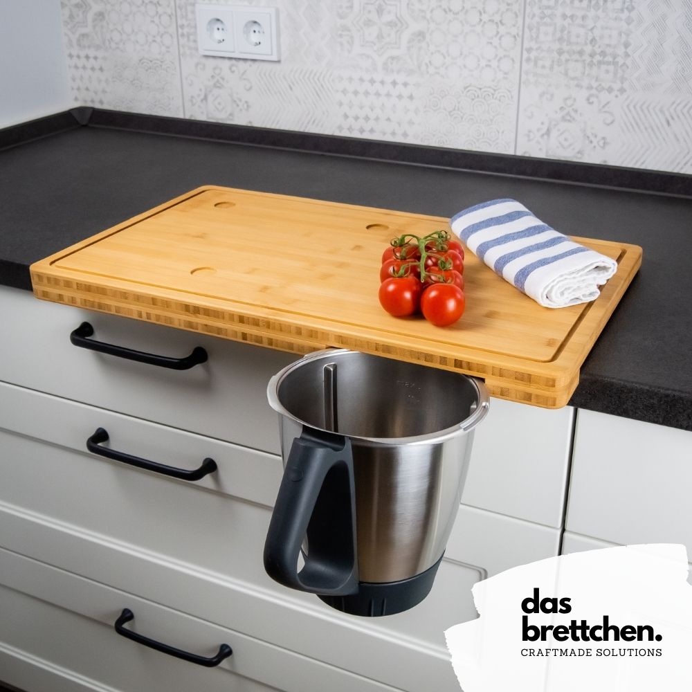 Thermomix® Gleitbrett mit Schneidefläche / Das Brettchen