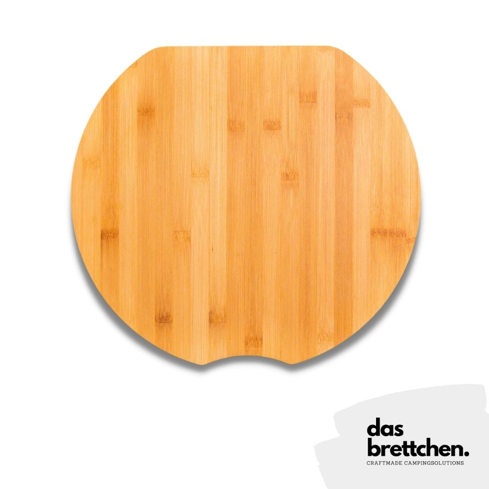Spülabdeckung mit Schneidebrettfunktion und Magnetsystem (Dekor Bambus) / Das Brettchen