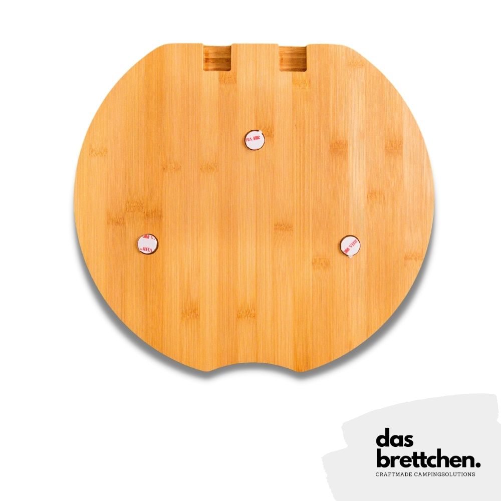 Spülabdeckung mit Schneidebrettfunktion und Magnetsystem (Dekor Bambus) / Das Brettchen