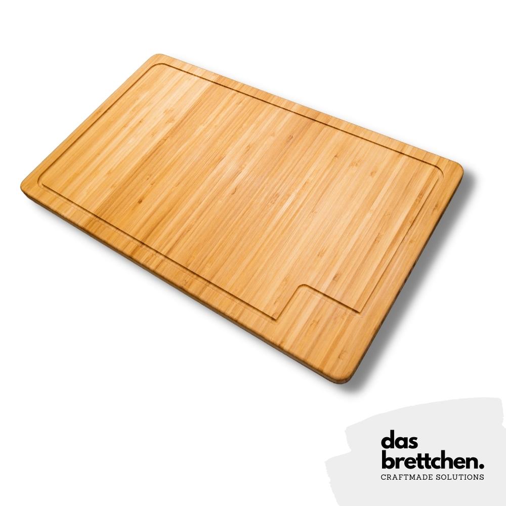 Schneidrebrett / Grillbrett aus Bambus 50 x 30 cm (personalisierbar)