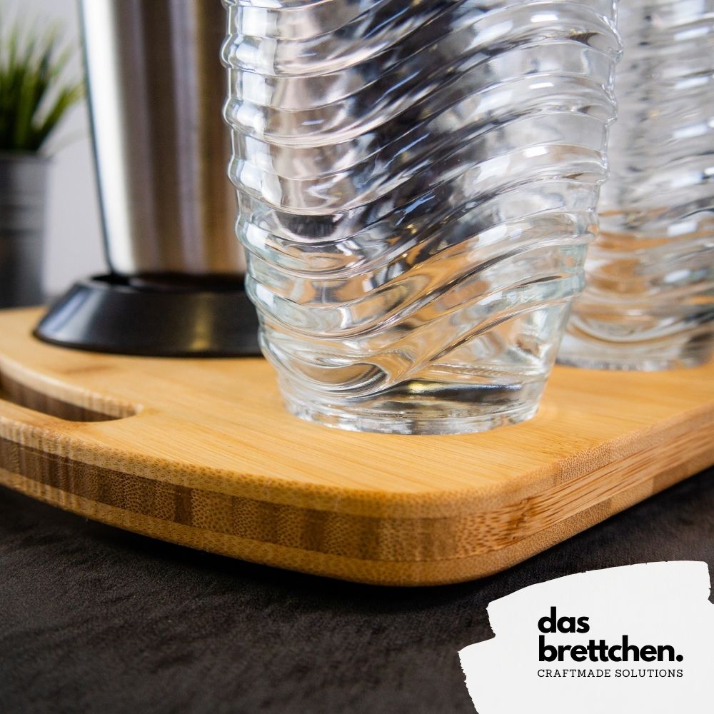 SodaStream® Crystal Gleitbrett & Untersetzer / Das Brettchen