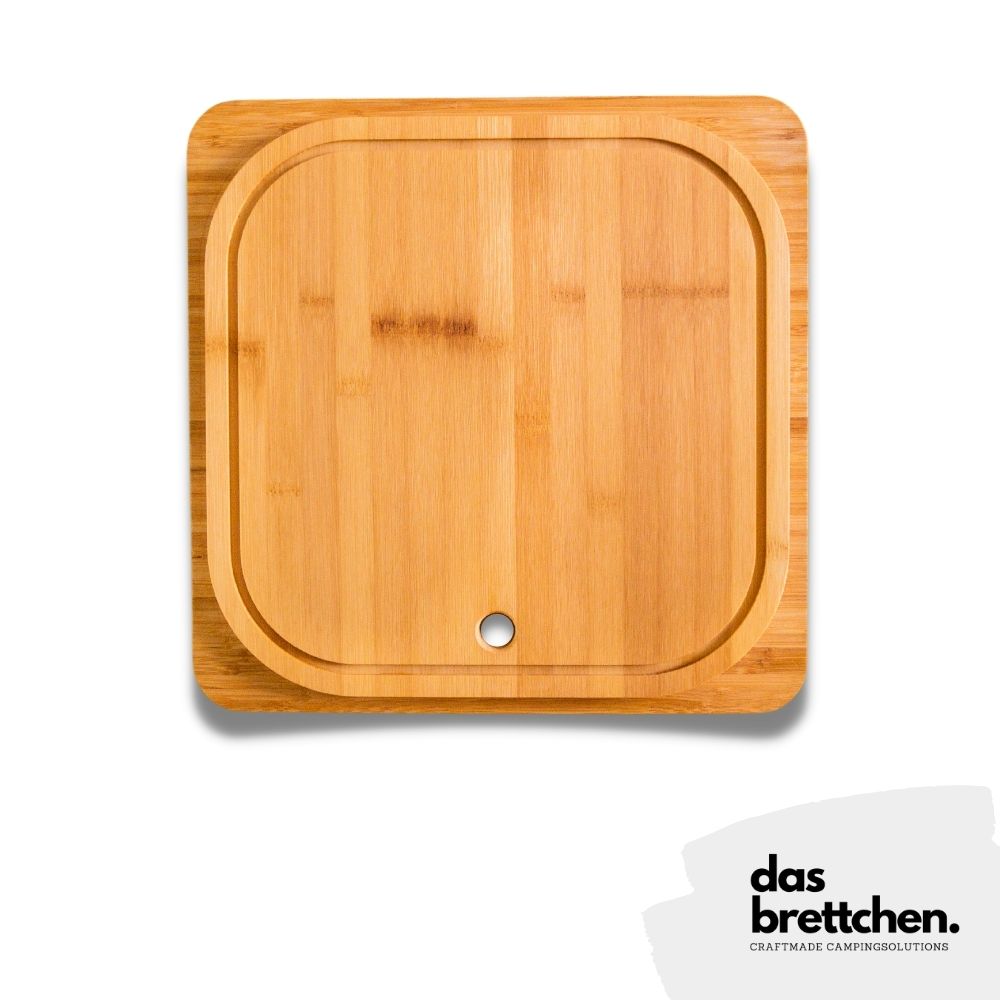 Spülabdeckung mit Schneidebrettfunktion für Wohnmobile (Dekor Bambus) / Das Brettchen
