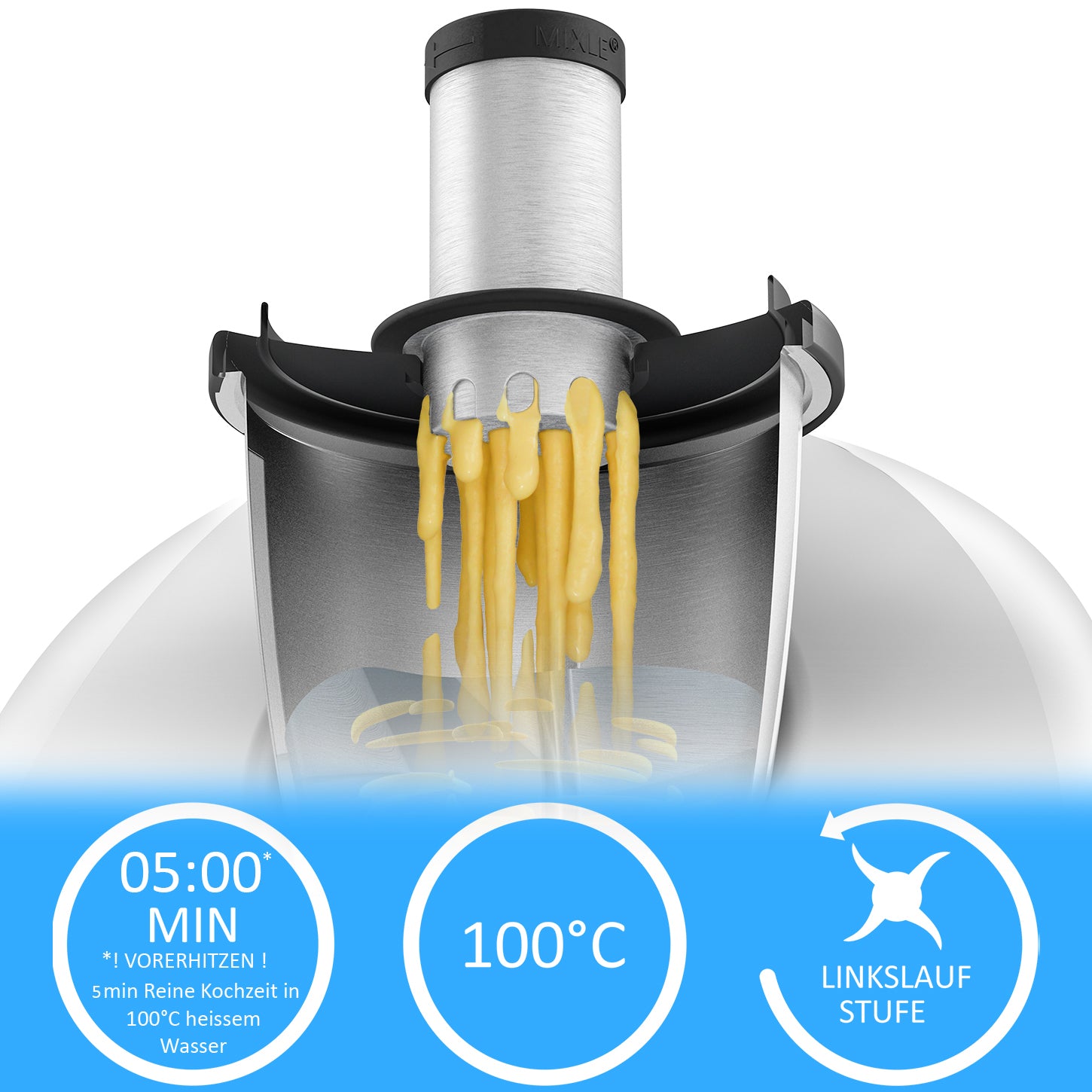 mixle® | Spätzleaufsatz für Thermomix TM6, TM5, TM31