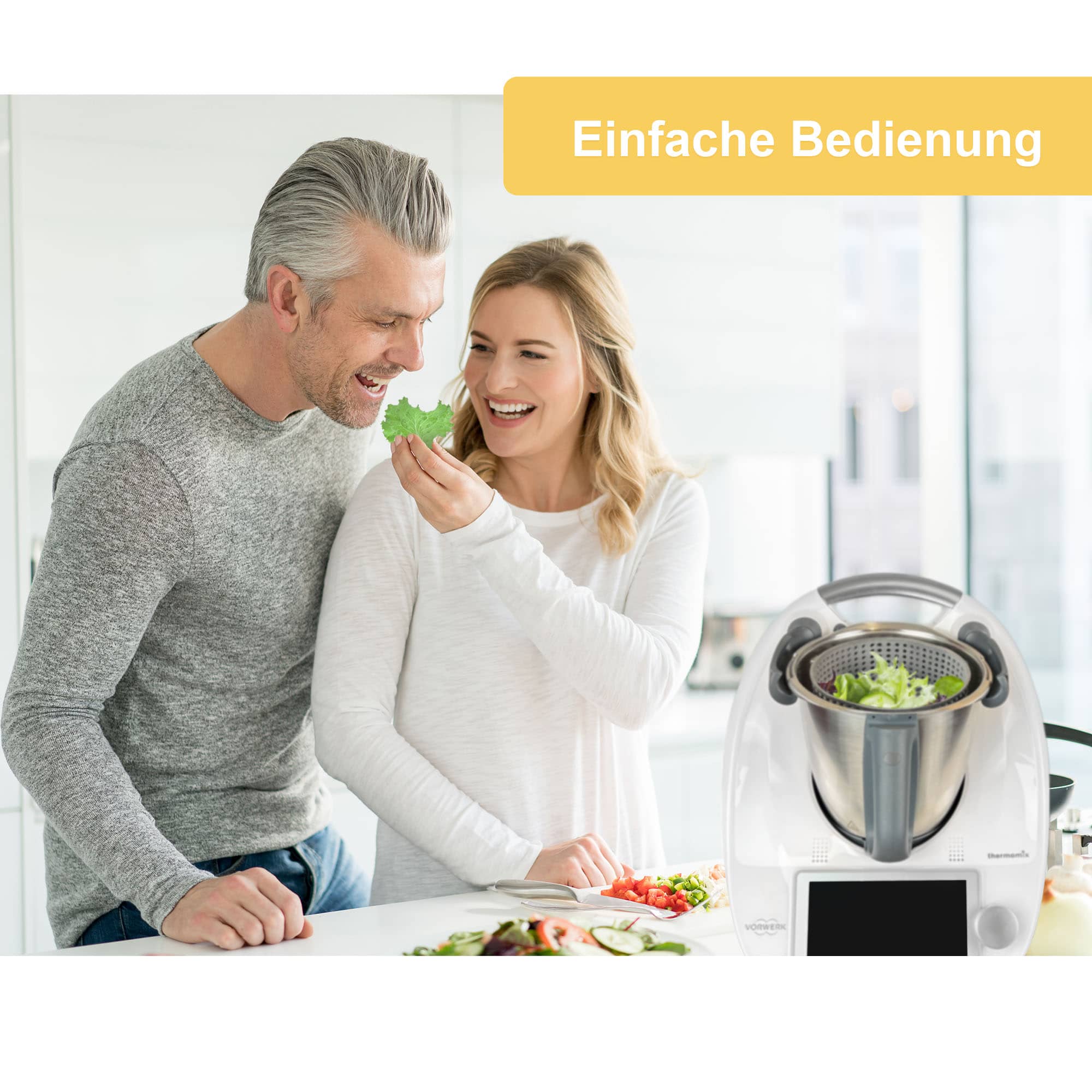 MixFino® | Salatschleuder-Aufsatz für den Thermomix TM6, TM5