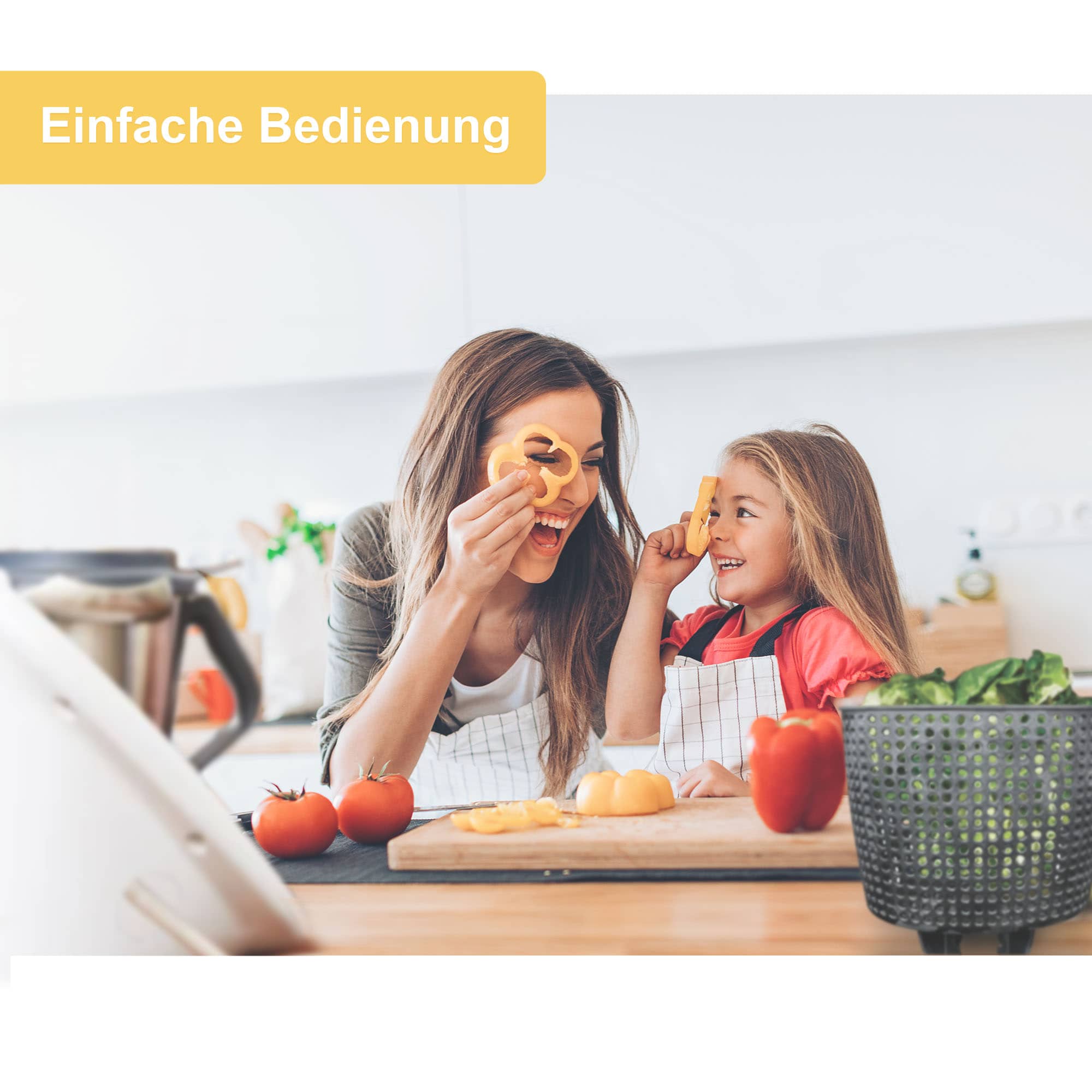 MixFino® | Salatschleuder-Aufsatz für den Thermomix TM6, TM5
