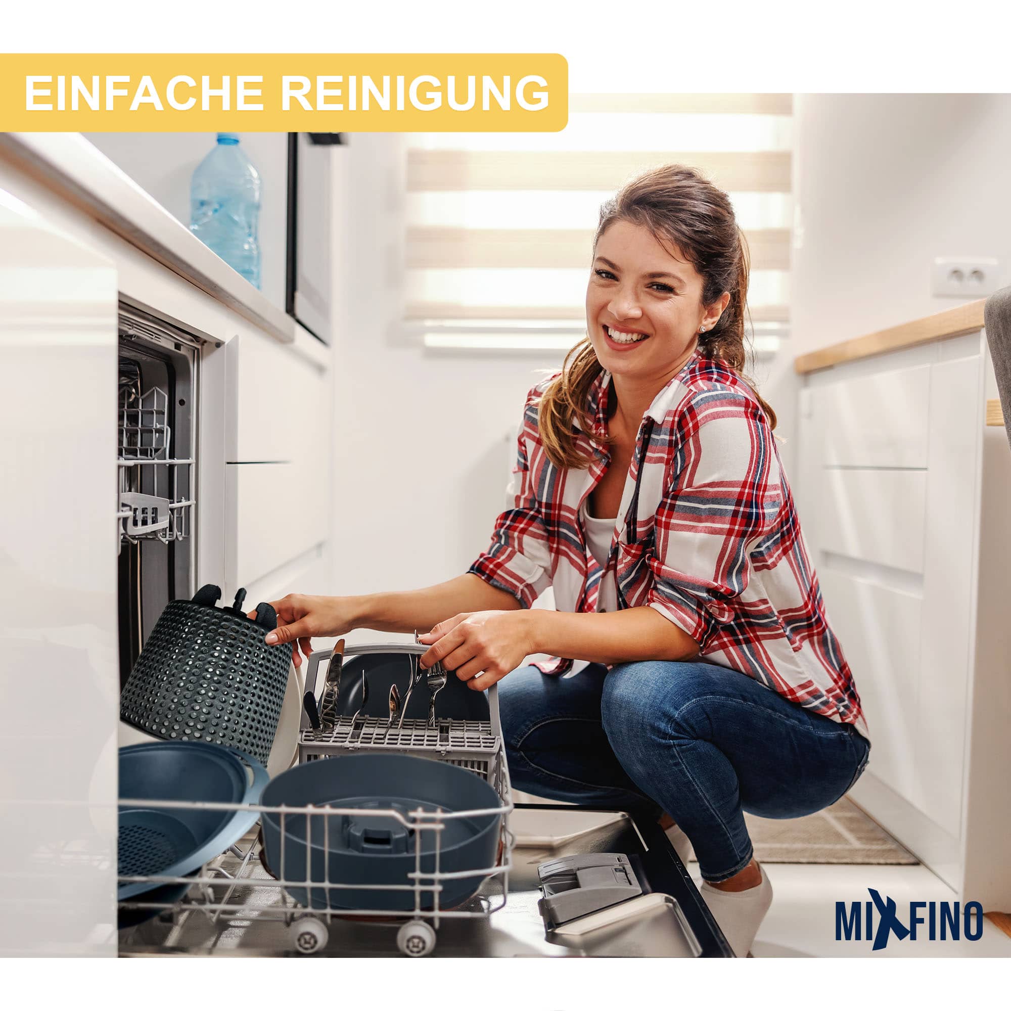 MixFino® | Salatschleuder-Aufsatz für den Thermomix TM6, TM5