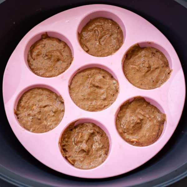 Silikon-Muffinform (rosa) für Varoma und Dampfgaraufsatz Thermomix & Monsieur Cuisine