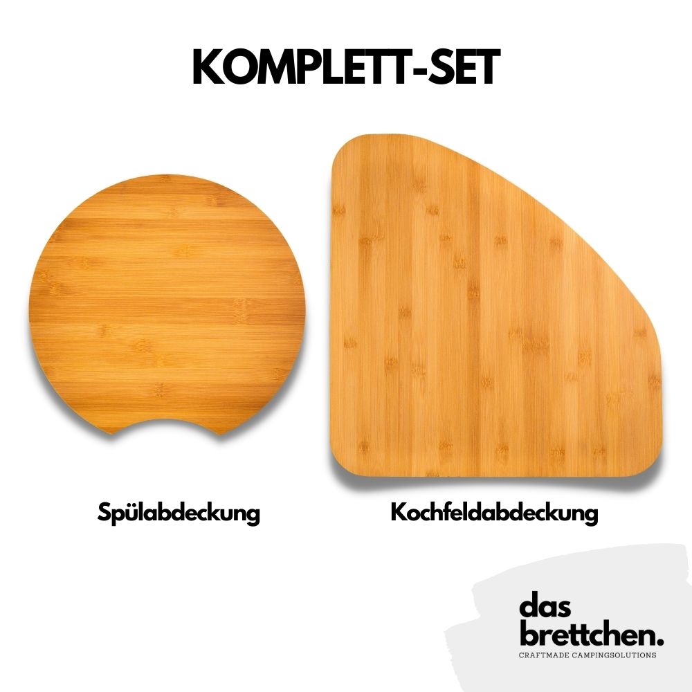 Set Spül- und Kochfeldabdeckung für Wohnmobile und Wohnwagen