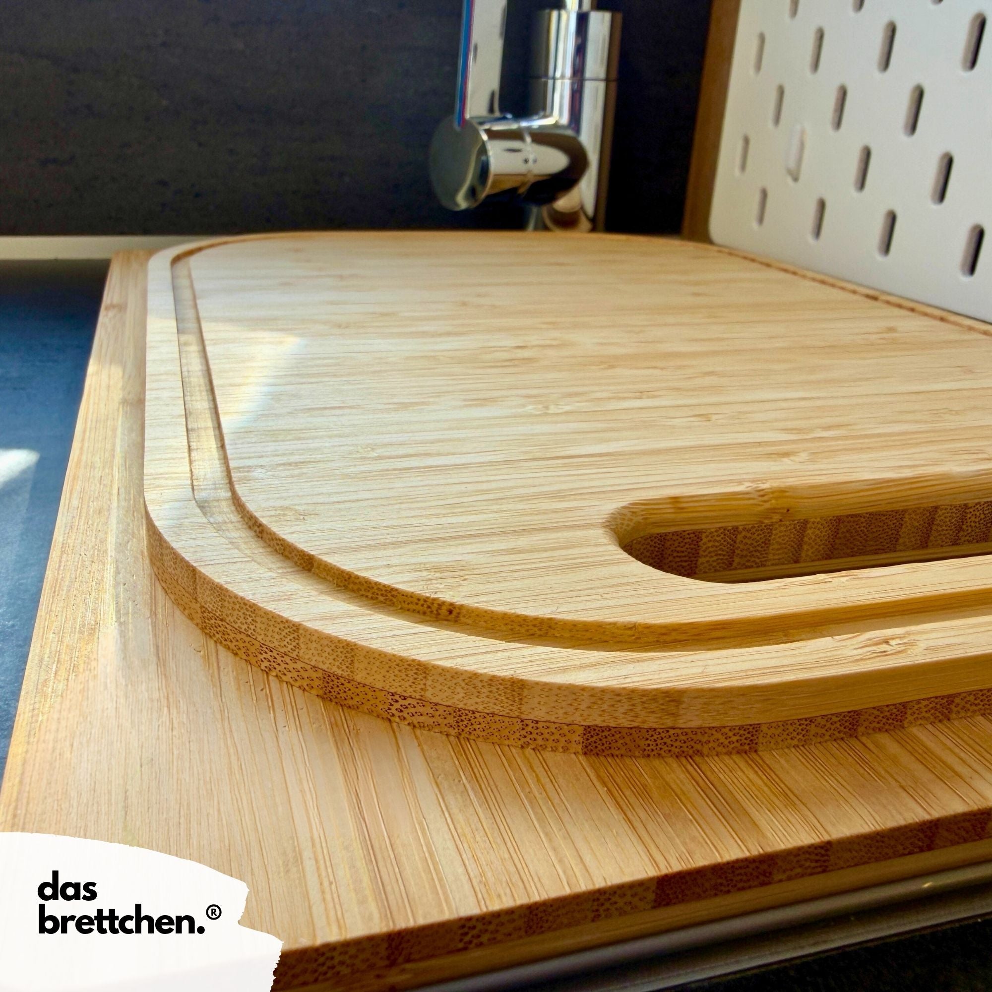 Spülenabdeckung passend für Knaus Modelle (rechteckig), Spülabdeckung mit Schneidebrettfunktion, Knaus Sky TI etc. 