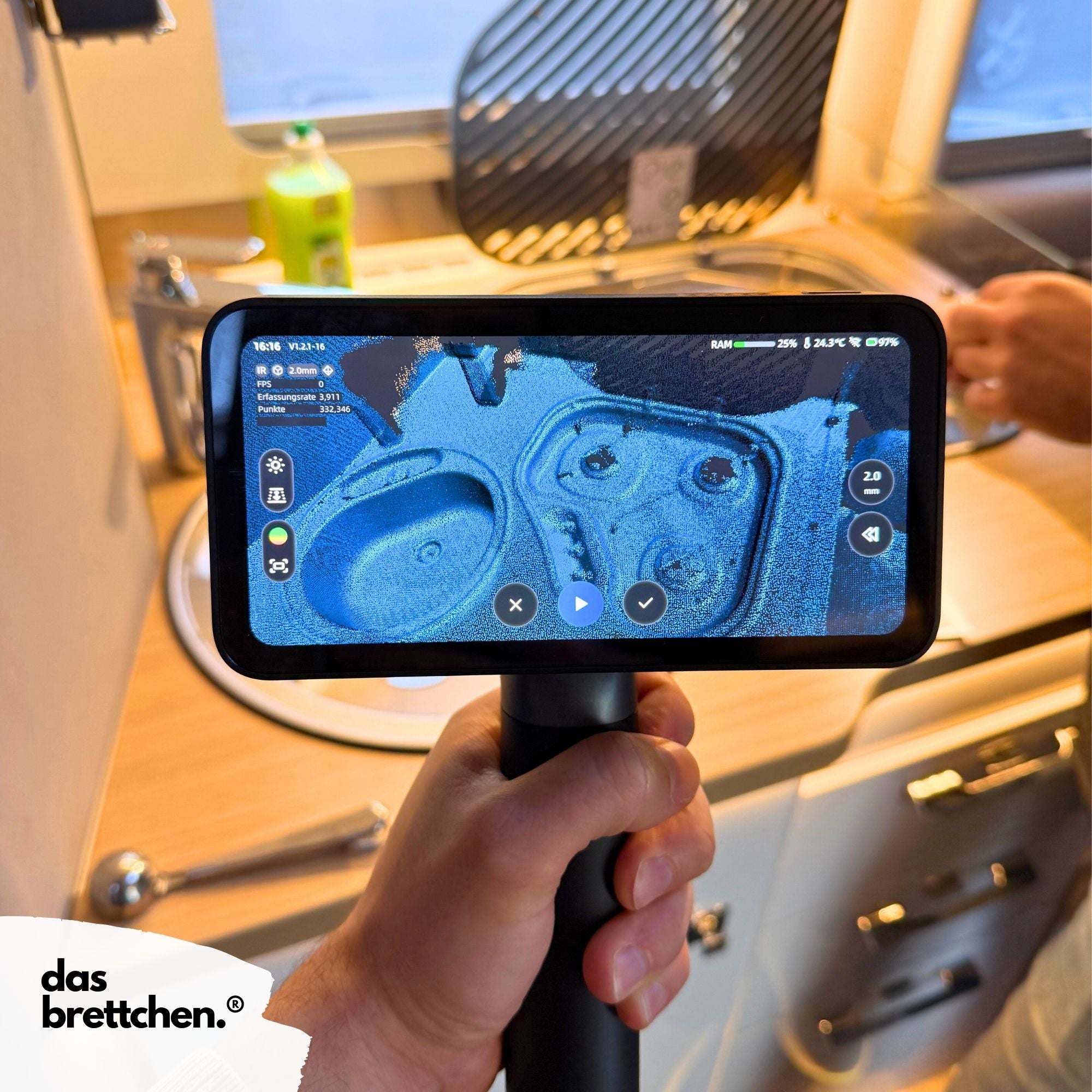 Vor Ort Vermessung für Spülen- oder Kochfeldabdeckungen