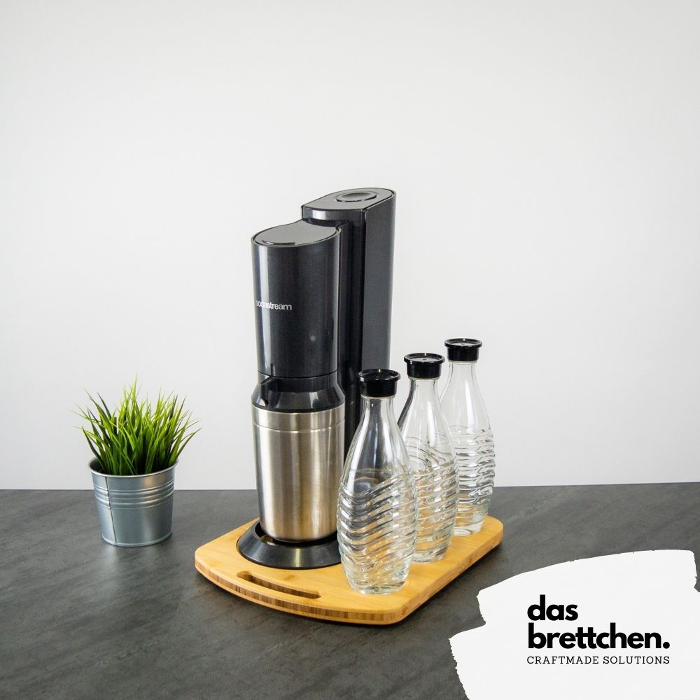 Gleitbrett für SodaStream® Crystal 2.0 mit Flaschenhalter » das-brettchen®