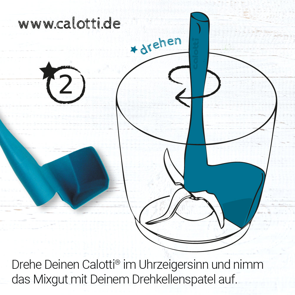 Calotti® Drehkellenspatel für Monsieur Cuisine Connect, Trend, Smart